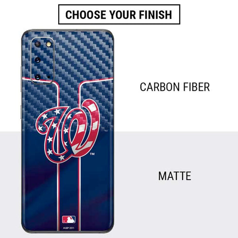 MLB Washington Nationals Alternate Jersey Galaxy S20 Skin