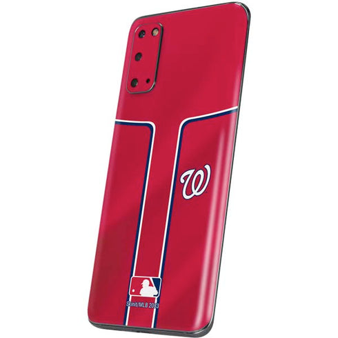 MLB Washington Nationals Alternate Jersey Galaxy S20 Skin