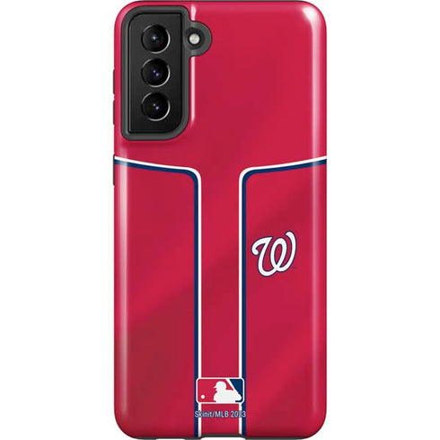 MLB Washington Nationals Alternate Jersey Galaxy S21 FE Pro Case