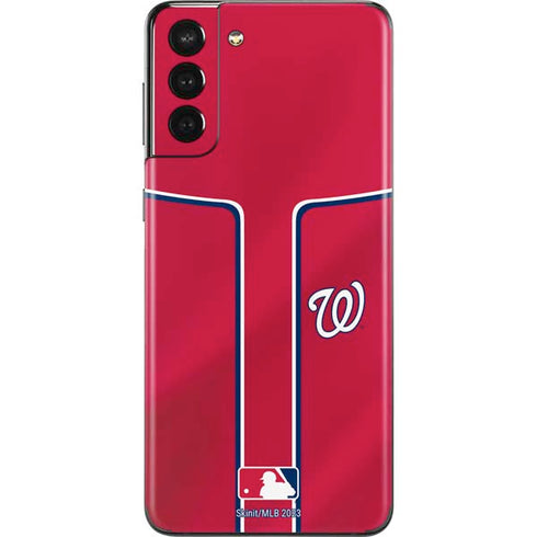 MLB Washington Nationals Alternate Jersey Galaxy S21 Plus 5G Skin