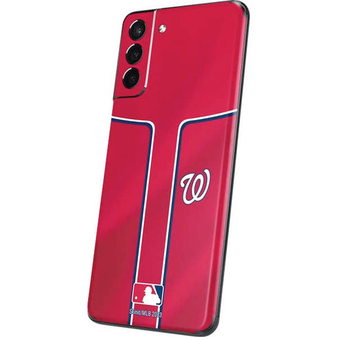 MLB Washington Nationals Alternate Jersey Galaxy S21 Plus 5G Skin