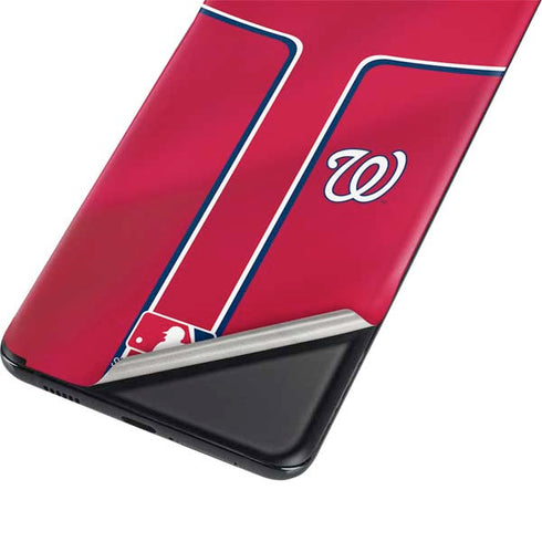 MLB Washington Nationals Alternate Jersey Galaxy S21 Plus 5G Skin