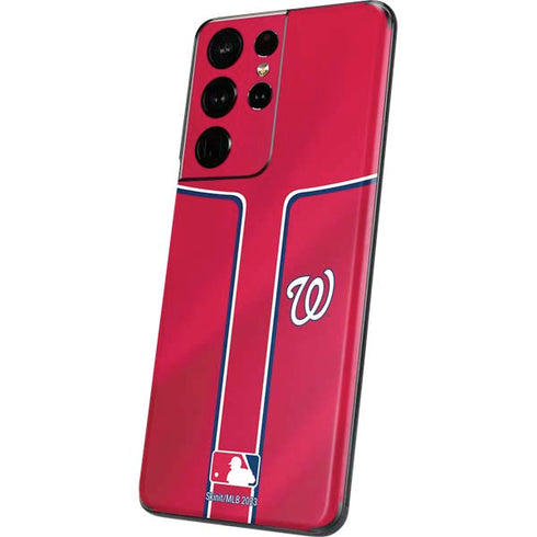 MLB Washington Nationals Alternate Jersey Galaxy S21 Ultra 5G Skin