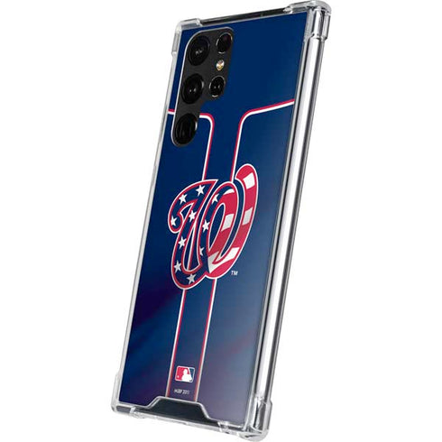 MLB Washington Nationals Alternate Jersey Galaxy S22 Ultra Clear Case