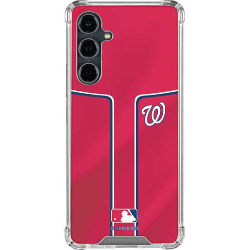 MLB Washington Nationals Alternate Jersey Galaxy S23 FE Clear Case