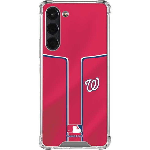 MLB Washington Nationals Alternate Jersey Galaxy S23 Plus Clear Case