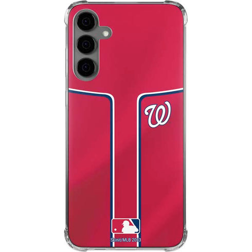 MLB Washington Nationals Alternate Jersey Galaxy S24 Plus Clear Case