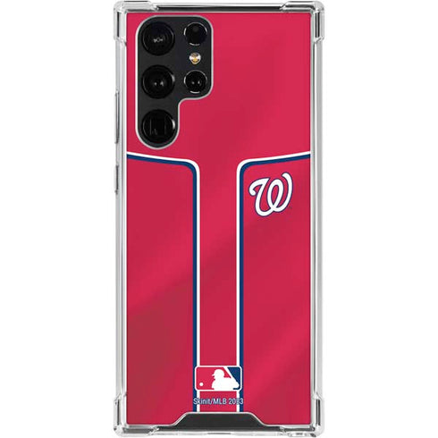 MLB Washington Nationals Alternate Jersey Galaxy S24 Ultra Clear Case