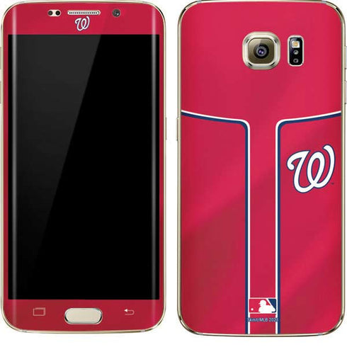 MLB Washington Nationals Alternate Jersey Galaxy S7 Edge Skin