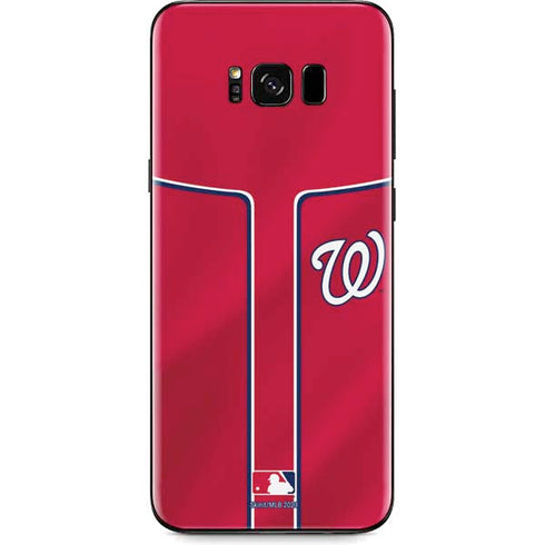 MLB Washington Nationals Alternate Jersey Galaxy S8 Plus Skin