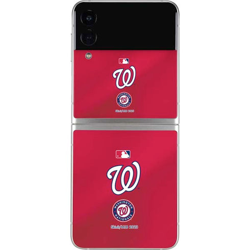 MLB Washington Nationals Alternate Jersey Galaxy Z Flip3 5G Skin