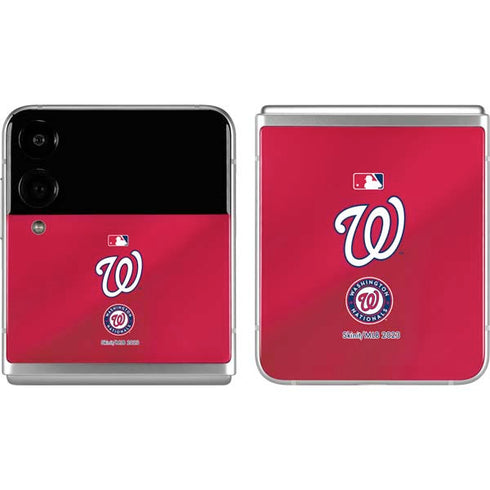 MLB Washington Nationals Alternate Jersey Galaxy Z Flip4 5G Skin