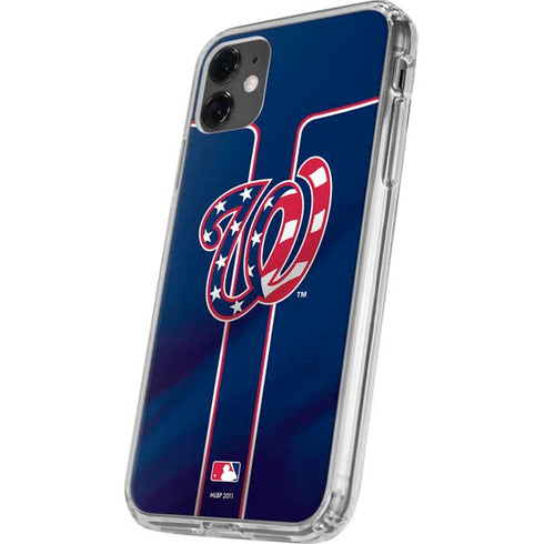 MLB Washington Nationals Alternate Jersey iPhone 11 Clear Case