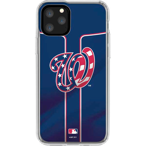 MLB Washington Nationals Alternate Jersey iPhone 11 Pro Clear Case