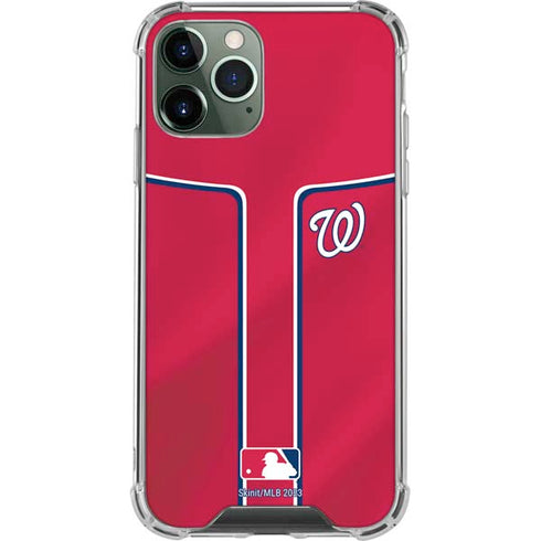 MLB Washington Nationals Alternate Jersey iPhone 11 Pro Max Clear Case
