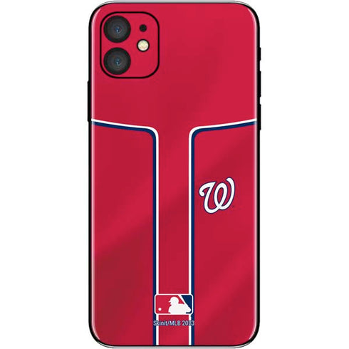 MLB Washington Nationals Alternate Jersey iPhone 11 Skin