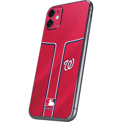 MLB Washington Nationals Alternate Jersey iPhone 11 Skin