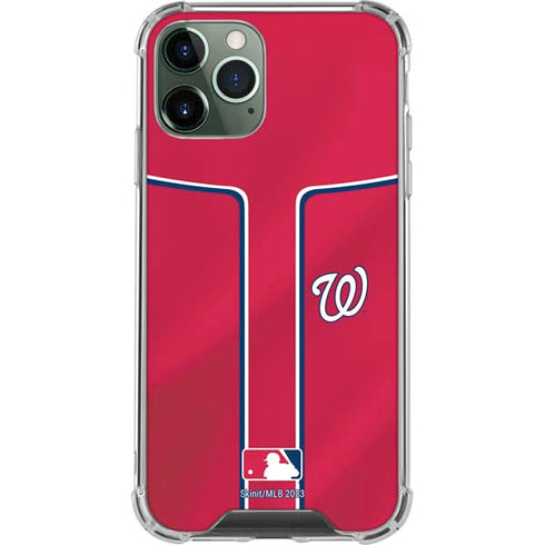 MLB Washington Nationals Alternate Jersey iPhone 12 Pro Clear Case
