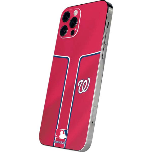MLB Washington Nationals Alternate Jersey iPhone 12 Pro Skin