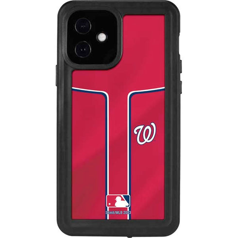 MLB Washington Nationals Alternate Jersey iPhone 12 Waterproof Case