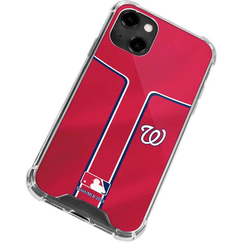 MLB Washington Nationals Alternate Jersey iPhone 13 Clear Case
