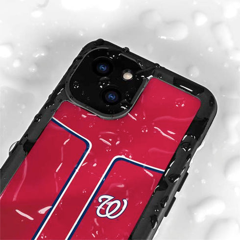 MLB Washington Nationals Alternate Jersey iPhone 13 Mini Waterproof Case