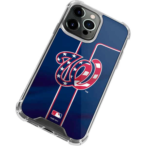 MLB Washington Nationals Alternate Jersey iPhone 13 Pro Clear Case