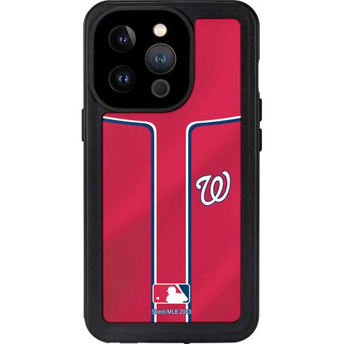 MLB Washington Nationals Alternate Jersey iPhone 14 Pro Waterproof Case