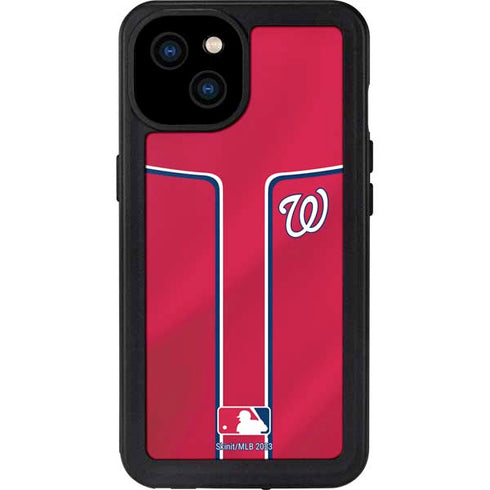 MLB Washington Nationals Alternate Jersey iPhone 15 Plus Waterproof Case