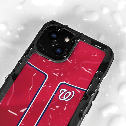 MLB Washington Nationals Alternate Jersey iPhone 15 Plus Waterproof Case