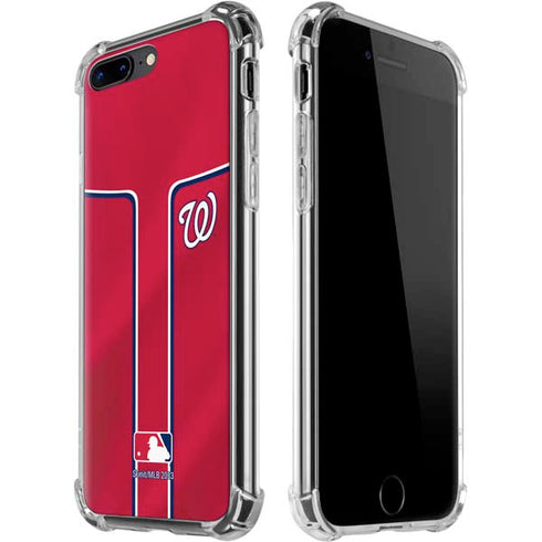 MLB Washington Nationals Alternate Jersey iPhone 7/8 Plus Clear Case