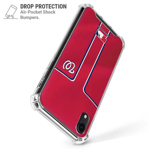 MLB Washington Nationals Alternate Jersey iPhone XR Clear Case