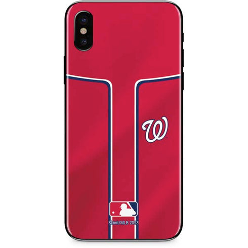 MLB Washington Nationals Alternate Jersey iPhone XS Skin