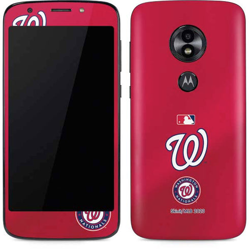 MLB Washington Nationals Alternate Jersey Moto E5 Play Skin