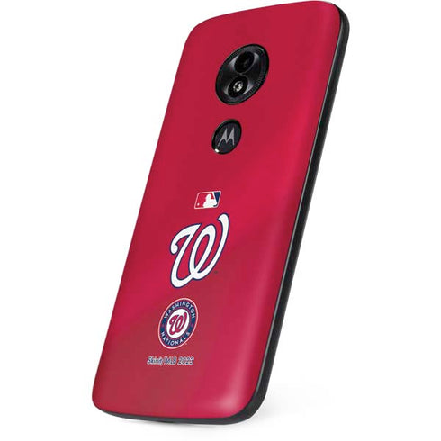 MLB Washington Nationals Alternate Jersey Moto E5 Play Skin