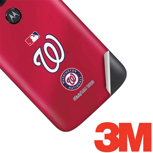 MLB Washington Nationals Alternate Jersey Moto E5 Play Skin