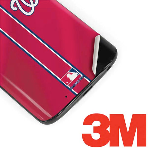 MLB Washington Nationals Alternate Jersey Moto G6 Skin
