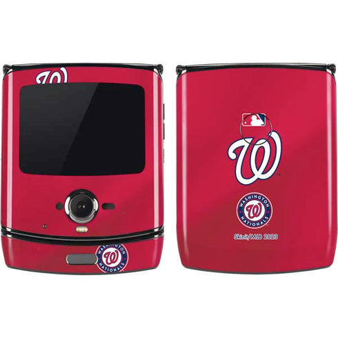 MLB Washington Nationals Alternate Jersey Motorola RAZR Skin