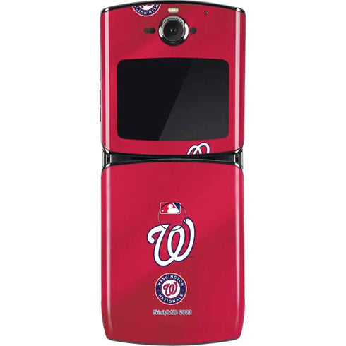 MLB Washington Nationals Alternate Jersey Motorola RAZR Skin