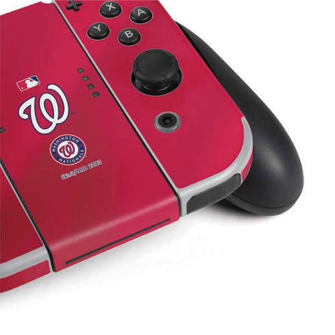 MLB Washington Nationals Alternate Jersey Nintendo Switch OLED (2021) Skin