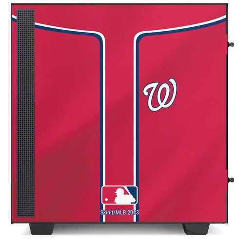 MLB Washington Nationals Alternate Jersey NZXT H510 Compact ATX Mid-Tower Case Skin