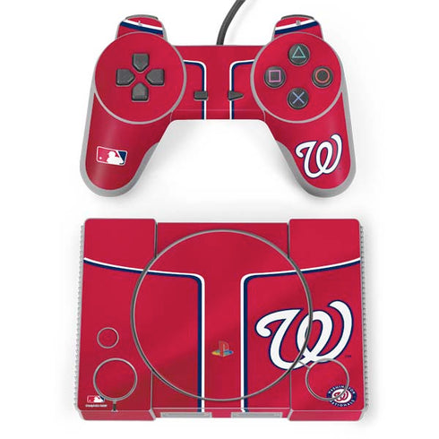 MLB Washington Nationals Alternate Jersey PlayStation Classic Bundle Skin