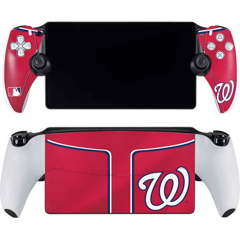 MLB Washington Nationals Alternate Jersey PlayStation Portal Remote Player Skin