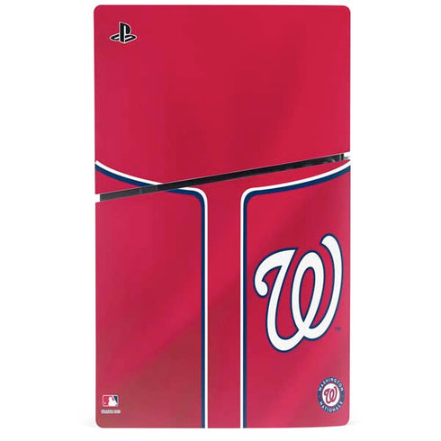 MLB Washington Nationals Alternate Jersey PS5 Slim Digital Edition Bundle Skin