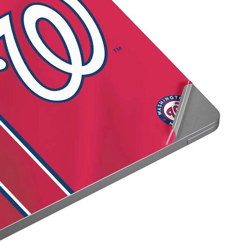 MLB Washington Nationals Alternate Jersey Universal Laptop 16.6in (13.4 x 9.7in) Skin