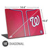 MLB Washington Nationals Alternate Jersey Universal Laptop 18in (14.6 x 10.6in) Skin