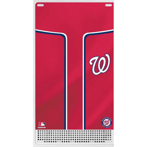 MLB Washington Nationals Alternate Jersey Xbox Series S Console Skin