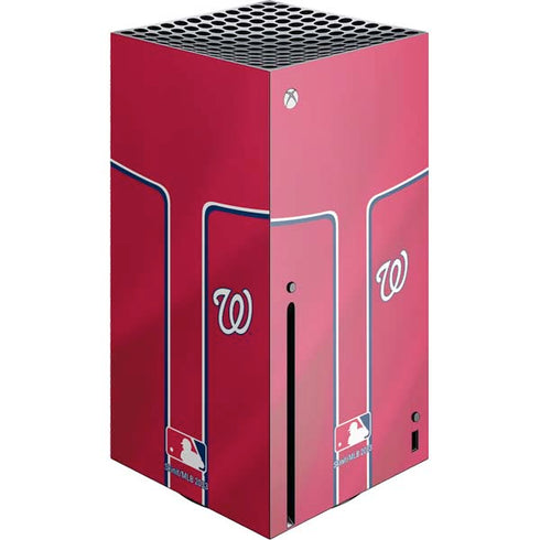 MLB Washington Nationals Alternate Jersey Xbox Series X Console Skin