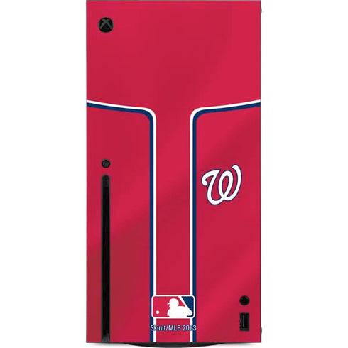 MLB Washington Nationals Alternate Jersey Xbox Series X Console Skin