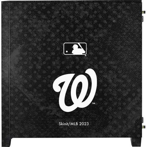 MLB Washington Nationals Dark Wash Corsair 4000D Tempered Glass Mid-Tower ATX Case Skin